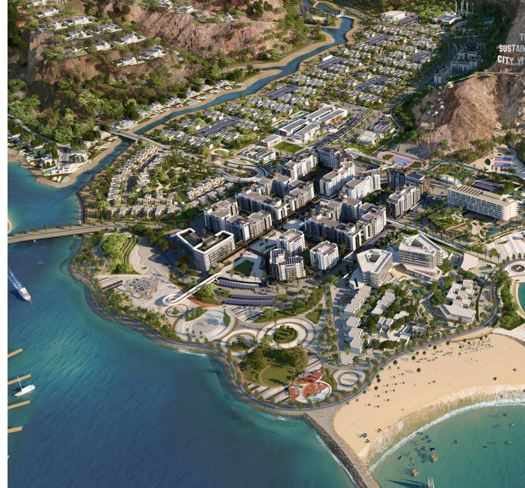 The Sustainable City Yiti on the Sea of Oman